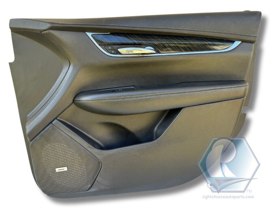 Right passenger side front door trim panel with window switch