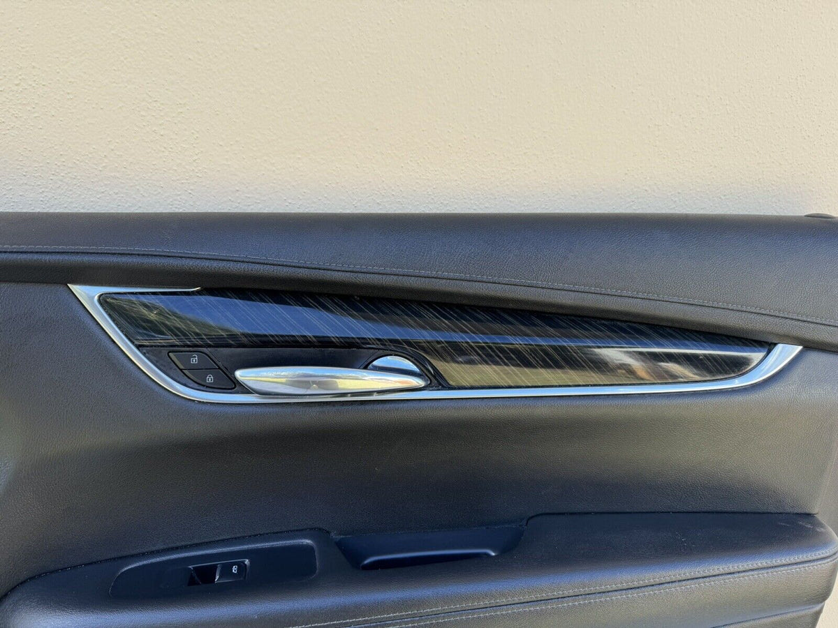 Right passenger side front door trim panel detail