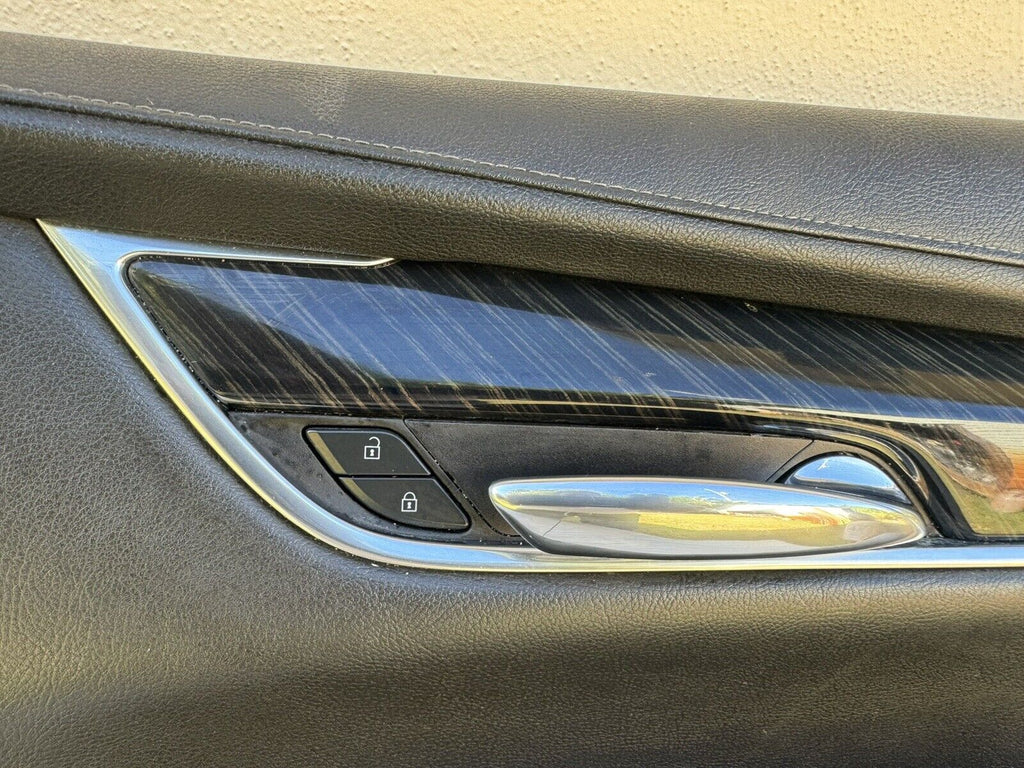 Right passenger side front door trim panel detail