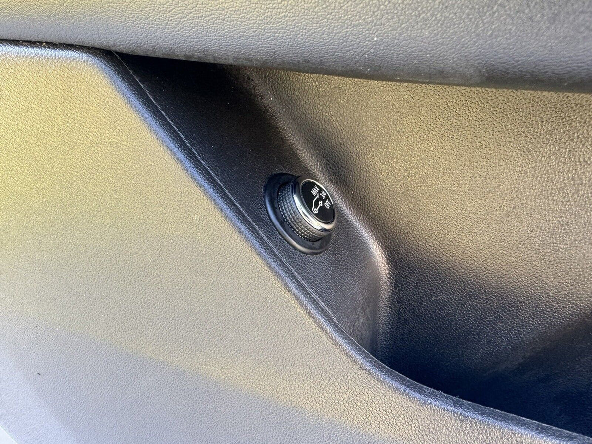 Left driver side front door trim panel detail