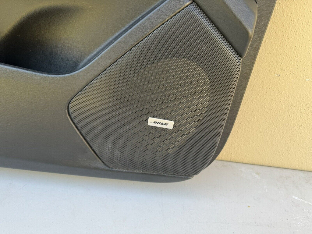Left driver side front door trim panel detail