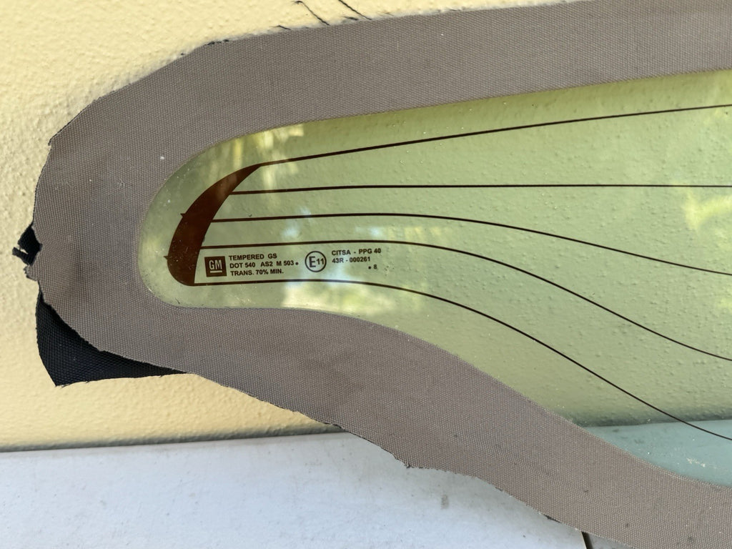 Saturn Sky Pontiac Solstice Convertible Top Roof Rear Window Glass OEM