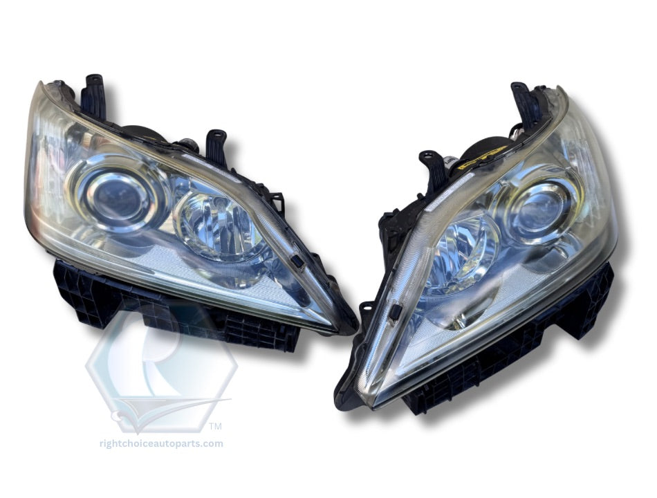 2010-2012 Lexus ES350 Xenon HID Headlight Assembly OEM Left and Right LH+RH Pair
