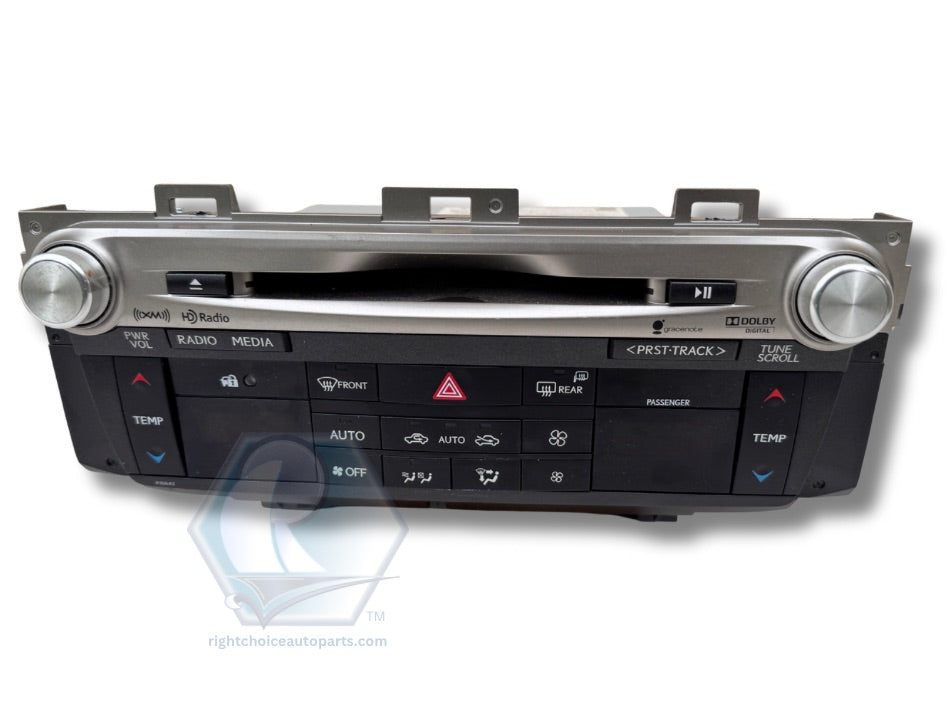 2013-2015 LEXUS GS350 Gracenote OEM XM HD Radio Climate Control 86130-30B10
