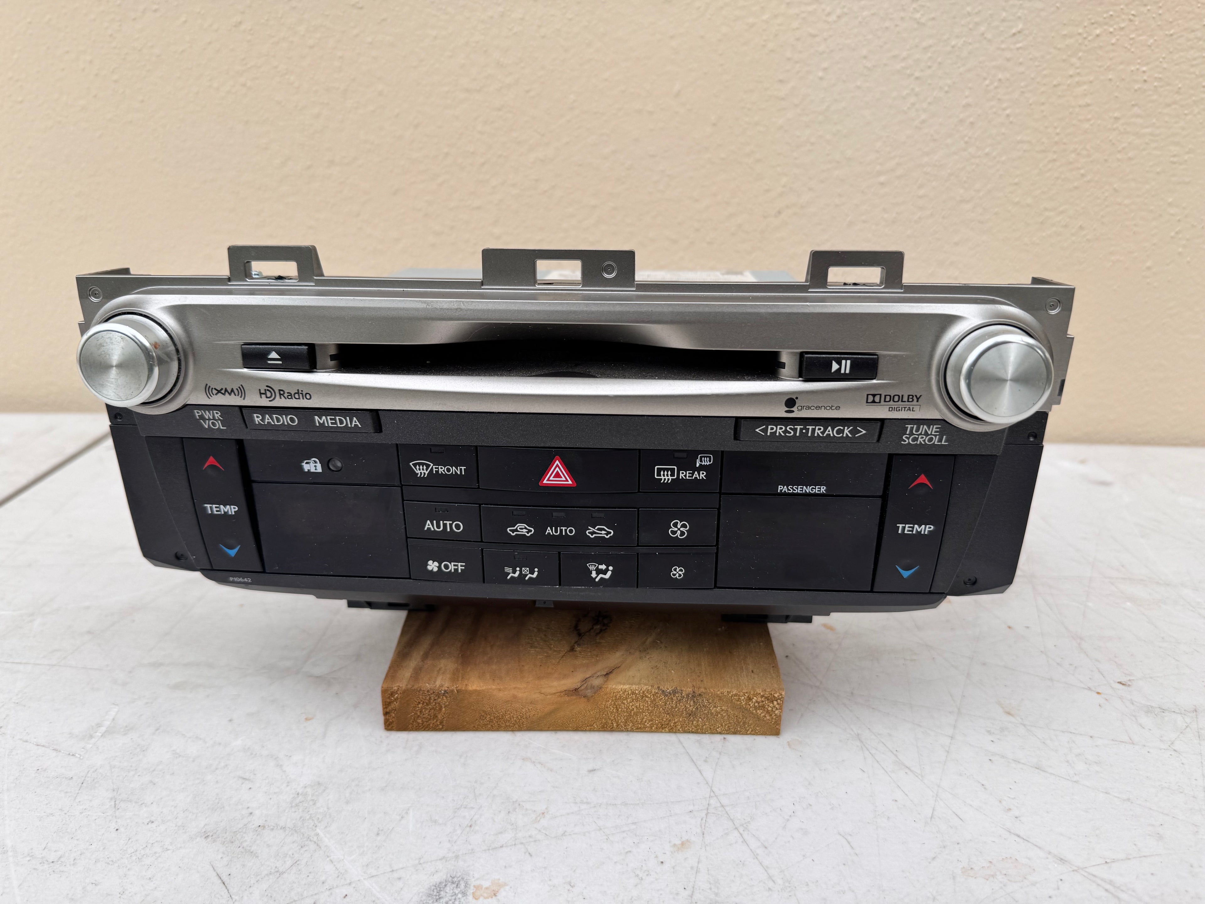 2013-2015 LEXUS GS350 Gracenote OEM XM HD Radio Climate Control 86130-30B10