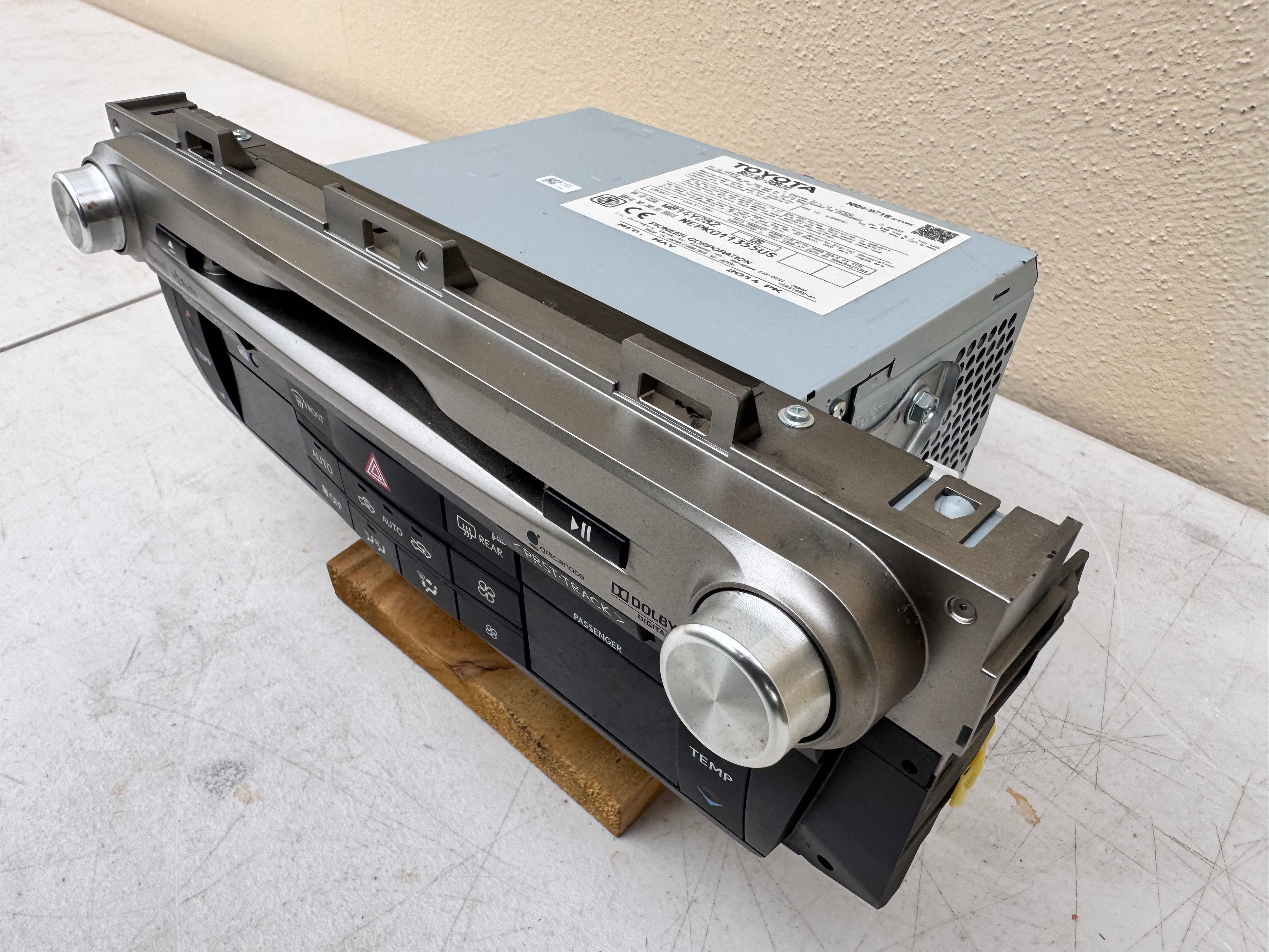 2013-2015 LEXUS GS350 Gracenote OEM XM HD Radio Climate Control 86130-30B10
