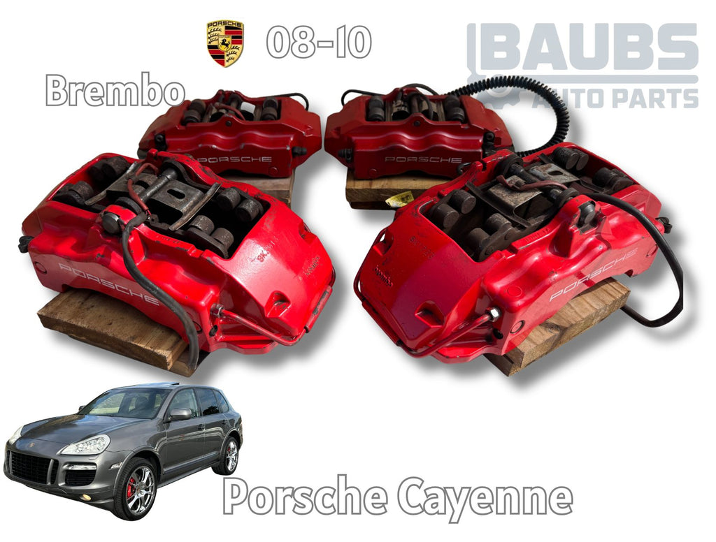2008–2010 Porsche Cayenne OEM Brembo Brake Caliper Set 18ZR 18ZL | Audi Q7 | VW Touareg