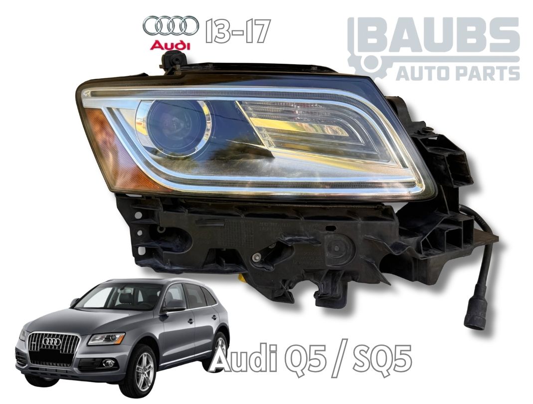 2013-2017 Audi Q5 Right Side HID Headlight Assembly OEM 8R0941006E