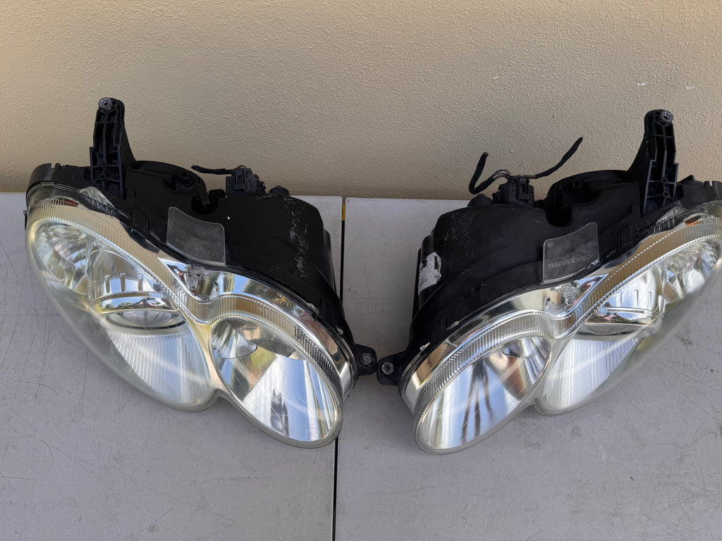 OEM Mercedes-Benz CLK W209 Bi-Xenon HID AFS Headlight Assembly Pair | 2003–2009 CLK320 CLK350 CLK500 CLK55 AMG