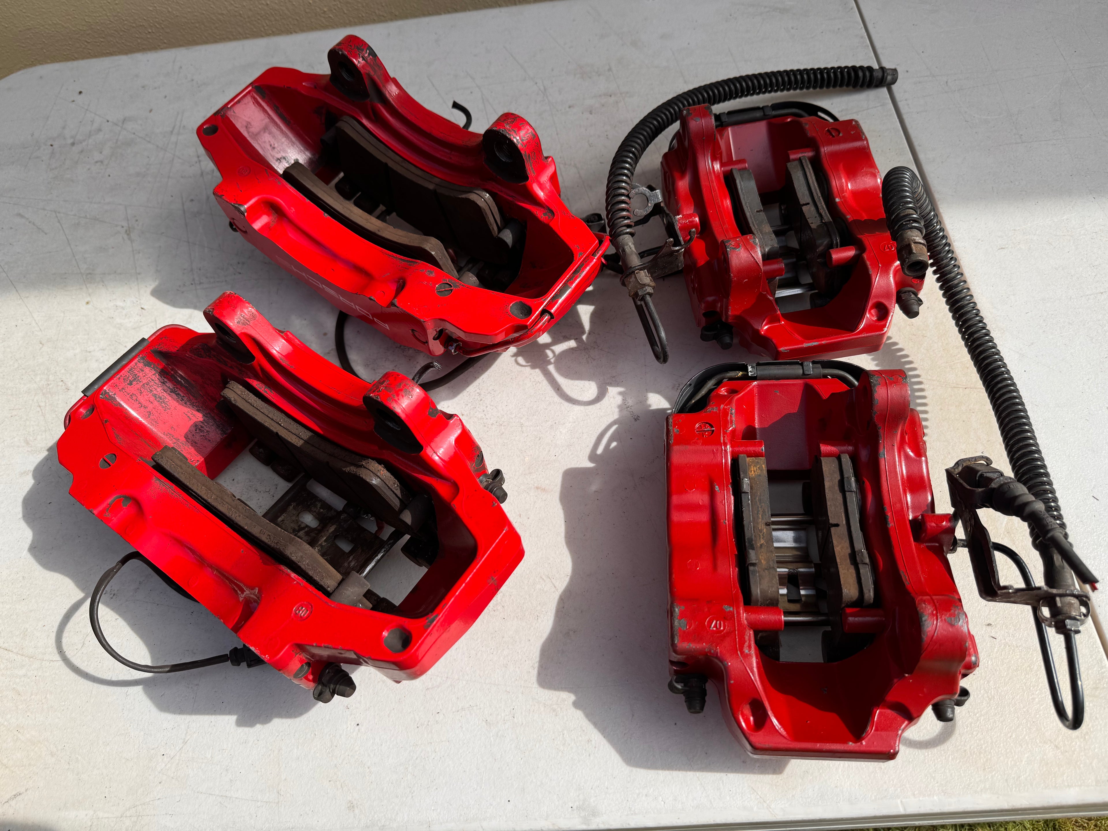2008–2010 Porsche Cayenne OEM Brembo Brake Caliper Set 18ZR 18ZL | Audi Q7 | VW Touareg