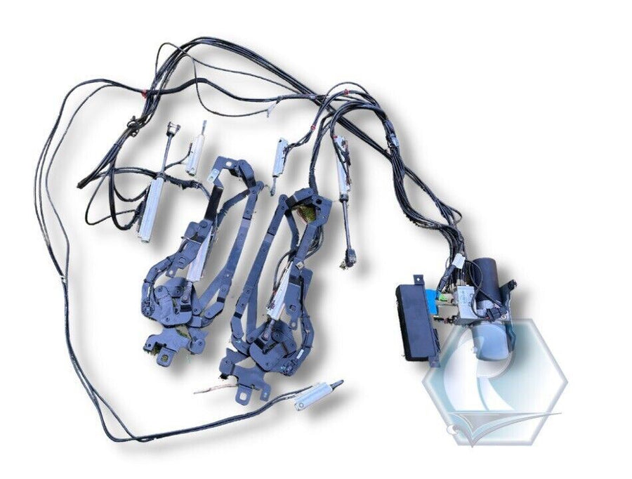 04-11 Saab 9-3 Convertible Top Pump Motor 7 Hydraulic Cylinder Ram with Lines