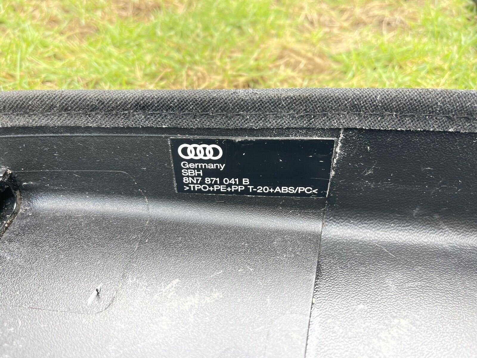 01-06 Audi TT Convertible Soft Top Boot Cover OEM