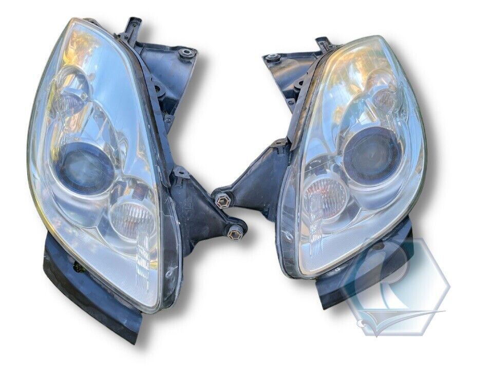 08-12 Buick Enclave Xenon HID Headlight Assembly LH+RH Pair NON-AFS OEM