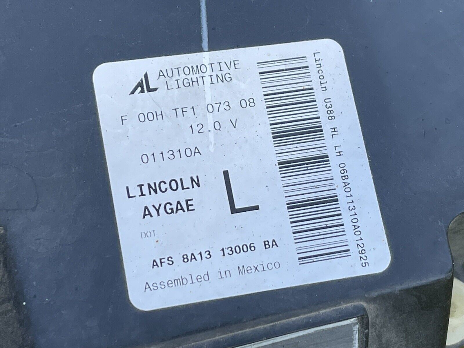2010 Lincoln MKX Headlight Assembly | Pair OEM | rightchoiceautoparts
