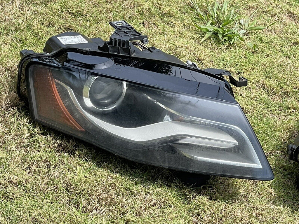 09-12 AUDI A4 S4 XENON LED HID HEADLIGHT ASSEMBLY LEFT+RIGHT OEM