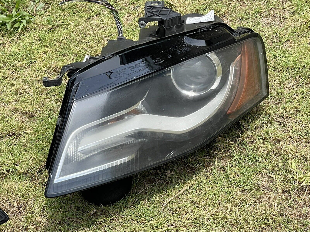 09-12 AUDI A4 S4 XENON LED HID HEADLIGHT ASSEMBLY LEFT+RIGHT OEM