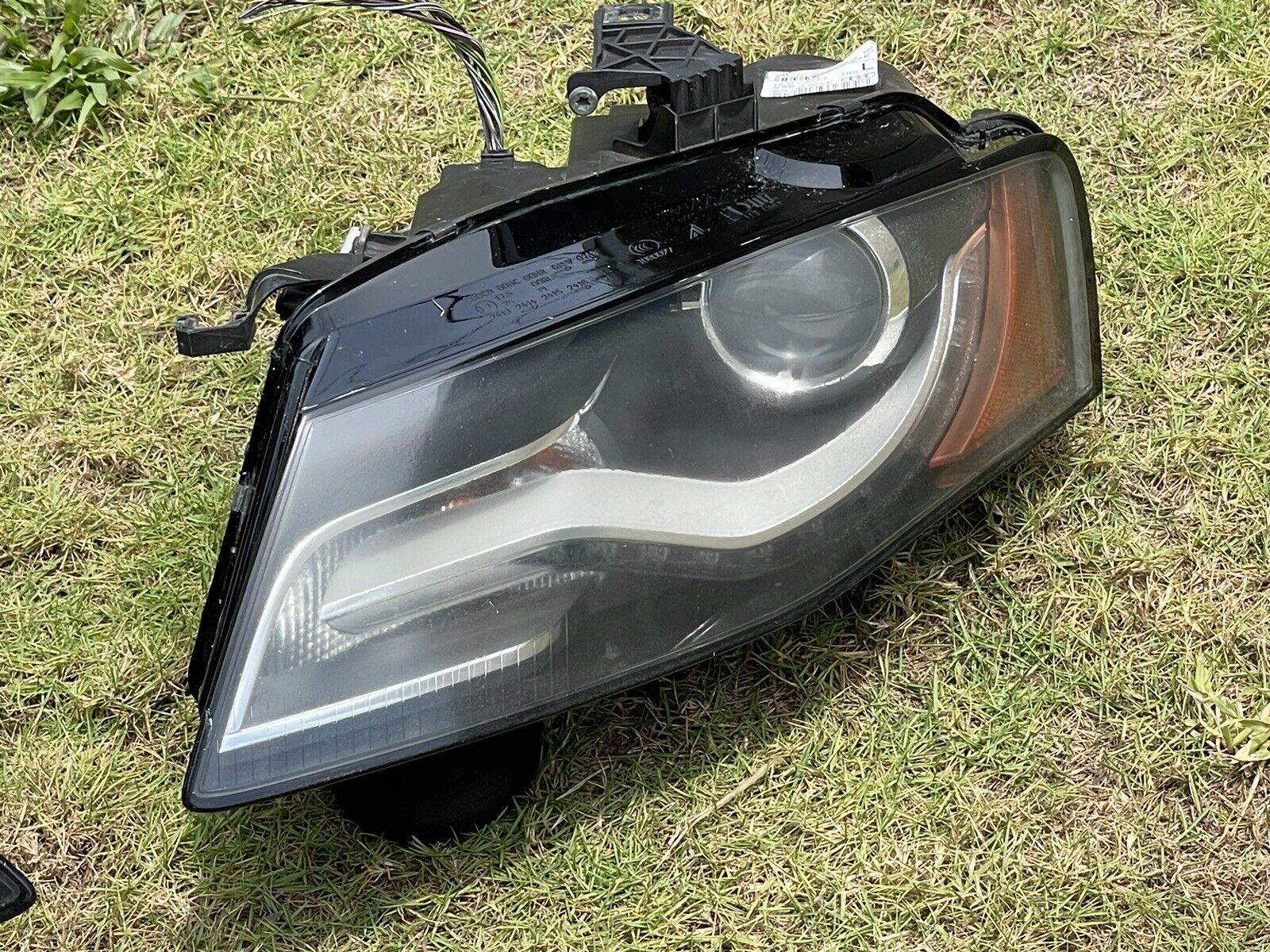 09-12 AUDI A4 S4 XENON LED HID HEADLIGHT ASSEMBLY LEFT+RIGHT OEM