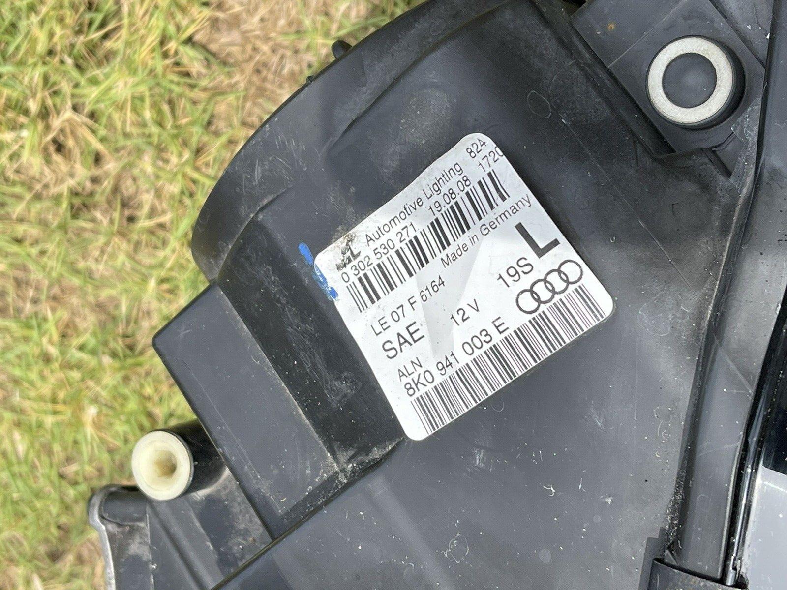 09-12 AUDI A4 S4 XENON LED HID HEADLIGHT ASSEMBLY LEFT+RIGHT OEM