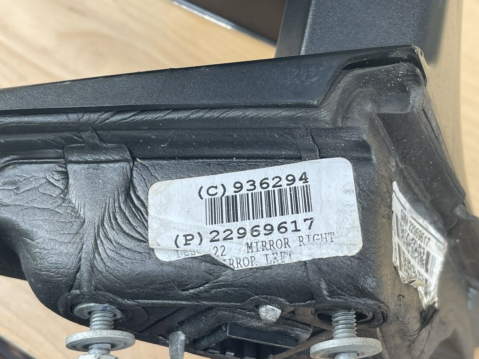 14-15 Chevy CHEVROLET Impala Power Side View Mirror w/Blind Spot RH Chrome OEM