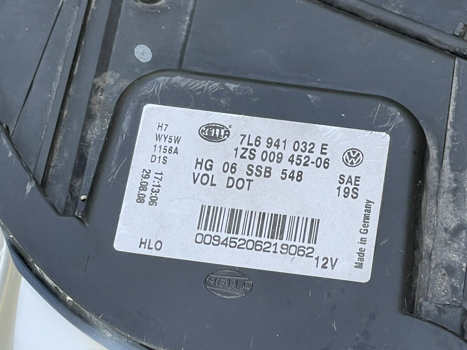 2008-2010 Volkswagen Touareg AFS Xenon HID Headlight Assembly OEM LH+RH Pair