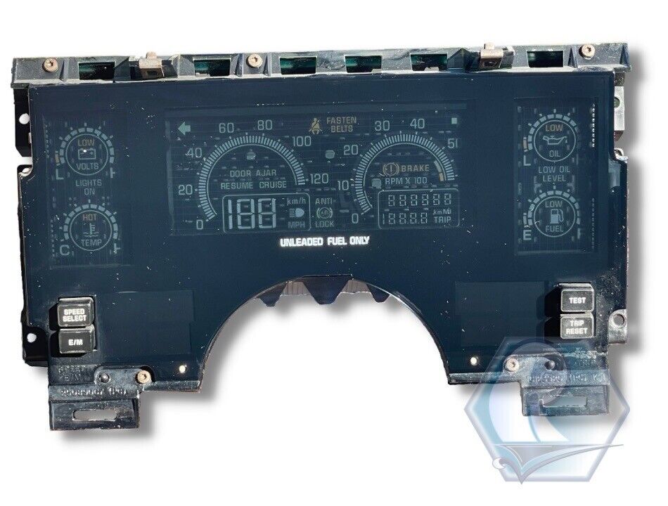 90-93 Buick Reatta Riviera Instrument Cluster Gauge Speedometer