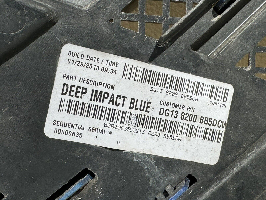 2013-2019 Ford Taurus Limited OEM Front Bumper Grille Blue & Chrome w/ Emblem