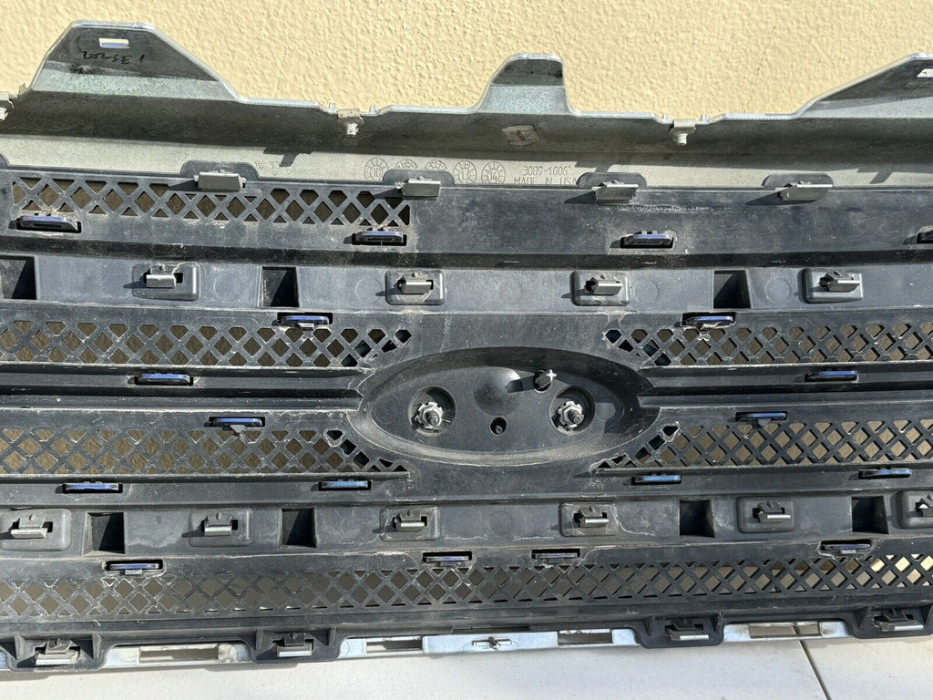 2013-2019 Ford Taurus Limited OEM Front Bumper Grille Blue & Chrome w/ Emblem