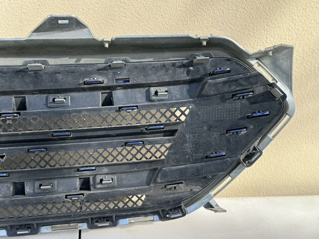 2013-2019 Ford Taurus Limited OEM Front Bumper Grille Blue & Chrome w/ Emblem