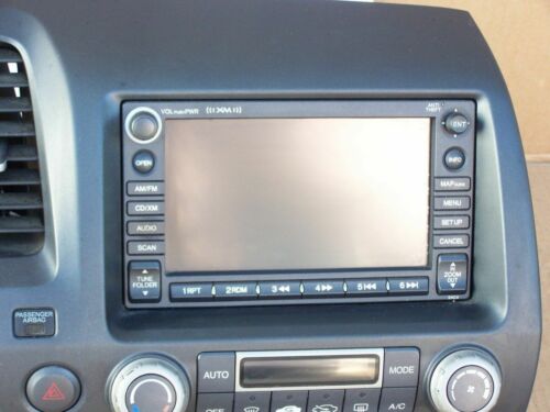 07-09 Honda Civic Navigation GPS Radio climate control system 39541-SNA-A3101-M1 - rightchoiceautoparts