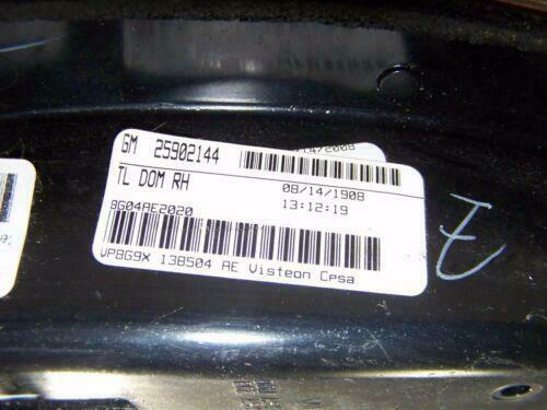 08-13 Cadillac CTS Taillight Tail Light Right RH Passenger OEM - rightchoiceautoparts