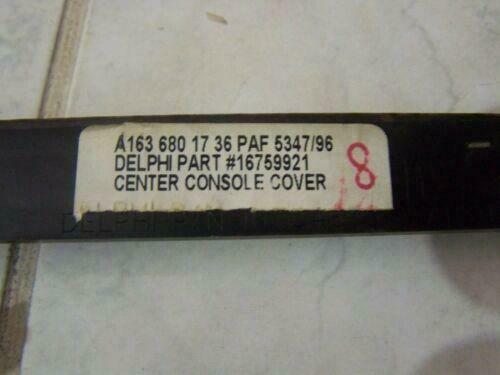 98-02 Mercedes Benz ML320 ML420 W163 Dash Radio Climate Control Bezel - rightchoiceautoparts