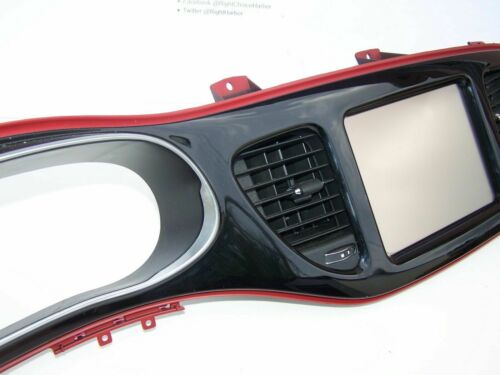 13-16 Dodge Dart Dash Panel Navigation Display Screen w/Bezel 05091143AE - rightchoiceautoparts