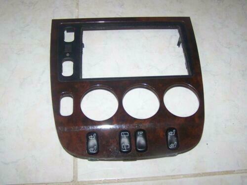 98-02 Mercedes Benz ML320 ML420 W163 Dash Radio Climate Control Bezel - rightchoiceautoparts
