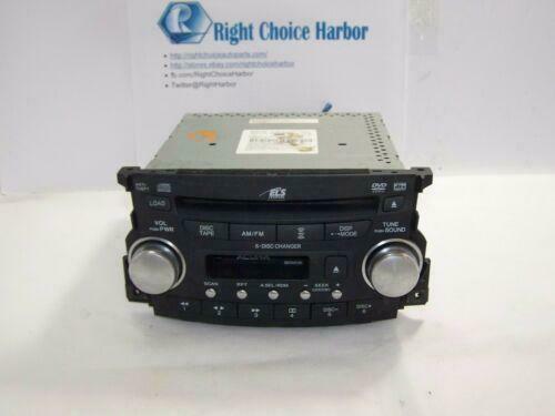 Acura TL AM FM Radio 6-Disc CD Player OEM - rightchoiceautoparts