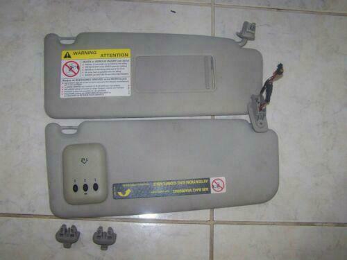 01-05 Audi A6 Sunvisors Sun Visor w/ homelink + hook clip brackets OEM - rightchoiceautoparts