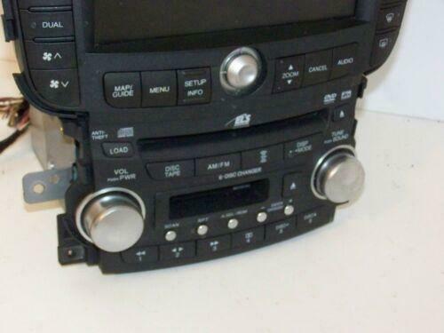 04-06 Acura TL Navigation GPS Display Screen Climate Control Radio CD Player OEM - rightchoiceautoparts