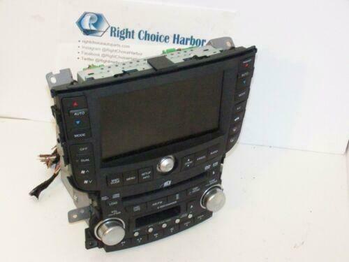 04-06 Acura TL Navigation GPS Display Screen Climate Control Radio CD Player OEM - rightchoiceautoparts
