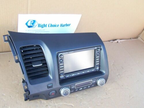 07-09 Honda Civic Navigation GPS Radio climate control system 39541-SNA-A3101-M1 - rightchoiceautoparts